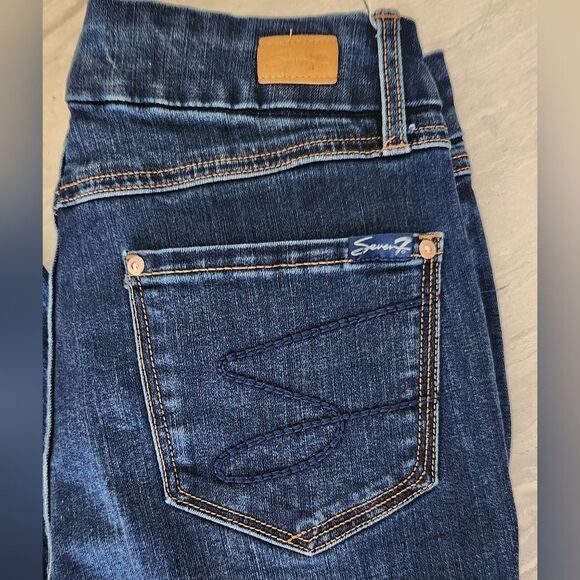 Seven7 Tummyless Skinny Jeans - Picture 7 of 7